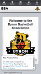 Mobile Screenshot of byronbasketballassociation.com