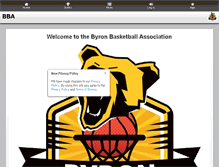 Tablet Screenshot of byronbasketballassociation.com